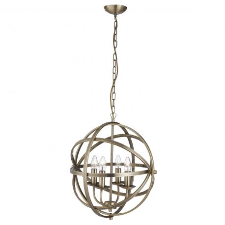 Candelabre, Lustre - Lustra suspendata stil traditional Orbit alama antic