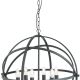 Candelabre, Lustre - Lustra suspendata stil traditional Orbit negru