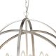 Candelabre, Lustre - Lustra suspendata stil traditional Orbit argintiu satin