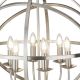 Candelabre, Lustre - Lustra suspendata stil traditional Orbit argintiu satin