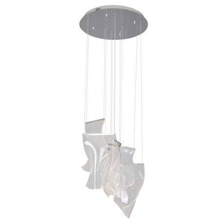 Pendule, Lustre suspendate - Lustra LED dimabila design deosebit Silk