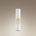 Pendul LED design modern Golden alb