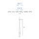 Pendule, Lustre suspendate - Pendul LED design modern Golden alb