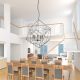 Candelabre, Lustre - Lustra moderna design geometric Cube 5L crom