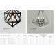 Candelabre, Lustre - Lustra moderna design geometric Cube 5L crom