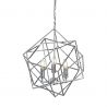 Lustra moderna design geometric Cube 3L crom