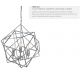Candelabre, Lustre - Lustra moderna design geometric Cube 3L crom