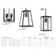 Pendule, Lustre suspendate - Pendul stil traditional Voyager negru