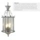 Pendule, Lustre suspendate - Lustra stil traditional Lanterns 3L crom
