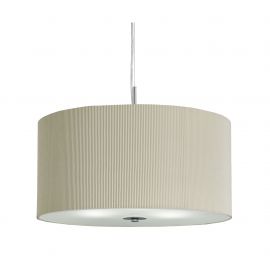 Pendule, Lustre suspendate - Lustra / Pendul elegant design clasic Drum Pleat crem