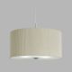 Pendule, Lustre suspendate - Lustra / Pendul elegant design clasic Drum Pleat crem