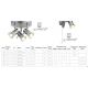 Iluminat pentru baie - Plafoniera directionabila pentru baie IP44 MIP44 Aries 3L