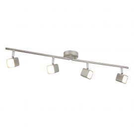 Plafoniere cu spoturi, Spoturi aplicate - Lustra LED moderna cu 4 spoturi directionabile Quad