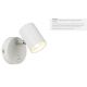 Aplice cu Spot - Aplica LED cu spot directionabil Rollo alba