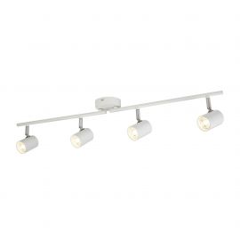 Plafoniere cu spoturi, Spoturi aplicate - Lustra LED cu 4 spoturi directionabile Rollo alba