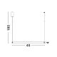 Pendule, Lustre suspendate - Lustra LED moderna diametru 45cm, Vegas