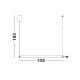 Pendule, Lustre suspendate - Lustra LED moderna diametru 108cm, Vegas