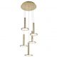 Iluminat interior - Lustra cu 5 pendule LED design modern Palencia
