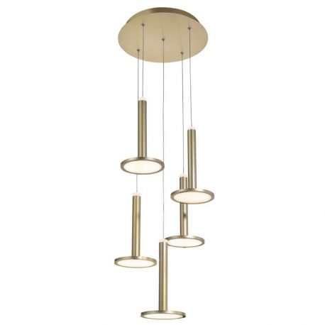 Iluminat interior - Lustra cu 5 pendule LED design modern Palencia