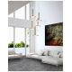 Iluminat interior - Lustra cu 5 pendule LED design modern Palencia