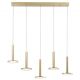 Iluminat interior - Lustra cu 5 pendule LED design modern Palencia