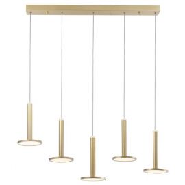 Iluminat interior - Lustra cu 5 pendule LED design modern Palencia
