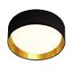 Lustre aplicate - Lustra LED moderna 50cm Gianna negru/auriu
