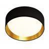Lustra LED moderna 50cm Gianna negru/auriu