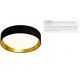 Lustre aplicate - Lustra LED moderna 50cm Gianna negru/auriu