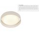 Lustre aplicate - Lustra LED moderna 50cm Gianna alba