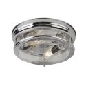 Plafoniera pentru baie IP44 35cm Glasgow crom