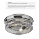 Iluminat pentru baie - Plafoniera pentru baie IP44 35cm Glasgow crom