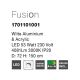 Pendule, Lustre suspendate - Lustra LED design modern Fusion, alb