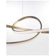 Pendule, Lustre suspendate - Lustra LED design modern Fusion, auriu