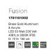 Pendule, Lustre suspendate - Lustra LED design modern Fusion, auriu
