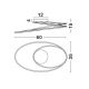 Lustre aplicate - Lustra LED design modern Viarregio crom