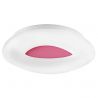 Plafoniera LED dimabila, design modern Cia roz, 45cm