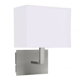 Aplice, corpuri de iluminat pentru pereti - Aplica perete moderna Wall argintiu satin