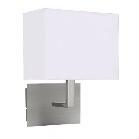 Aplice, corpuri de iluminat pentru pereti - Aplica perete moderna Wall argintiu satin