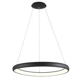 Pendule, Lustre suspendate - Lustra LED dimabila, design modern Albi negru, 81cm