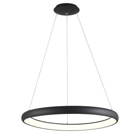 Pendule, Lustre suspendate - Lustra LED dimabila, design modern Albi negru, 81cm