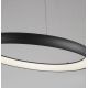 Pendule, Lustre suspendate - Lustra LED dimabila, design modern Albi negru, 81cm