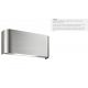 Aplice, corpuri de iluminat pentru pereti - Aplica LED moderna design ambiental minimalist Wall argintiu satin