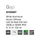 Pendule, Lustre suspendate - Lustra LED suspendata design modern Gap, alb