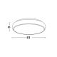 Plafoniere - Plafoniera LED design modern Gap negru, 61cm
