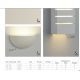 Aplice, corpuri de iluminat pentru pereti - Aplica de perete stil clasic ceramica Wall