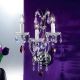 Aplice, corpuri de iluminat pentru pereti - Aplica cristal cu 3 brate Verona antik-silber