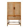Dulap design oriental din lemn si bambus, Bamboo Lounge 140cm