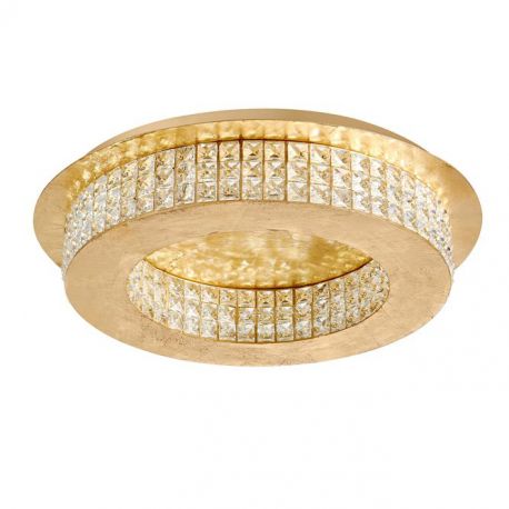 Lustre aplicate - Plafoniera, Lustra LED aplicata design modern Zeffari, auriu