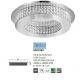 Lustre aplicate - Plafoniera, Lustra LED aplicata design modern Zeffari, crom